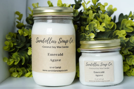 Emerald Agave Candle