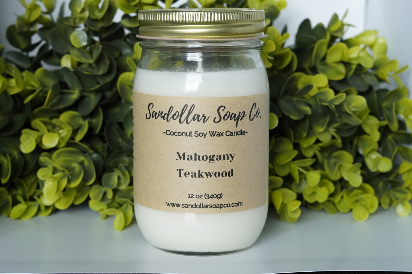 Mahogany Teakwood Candle