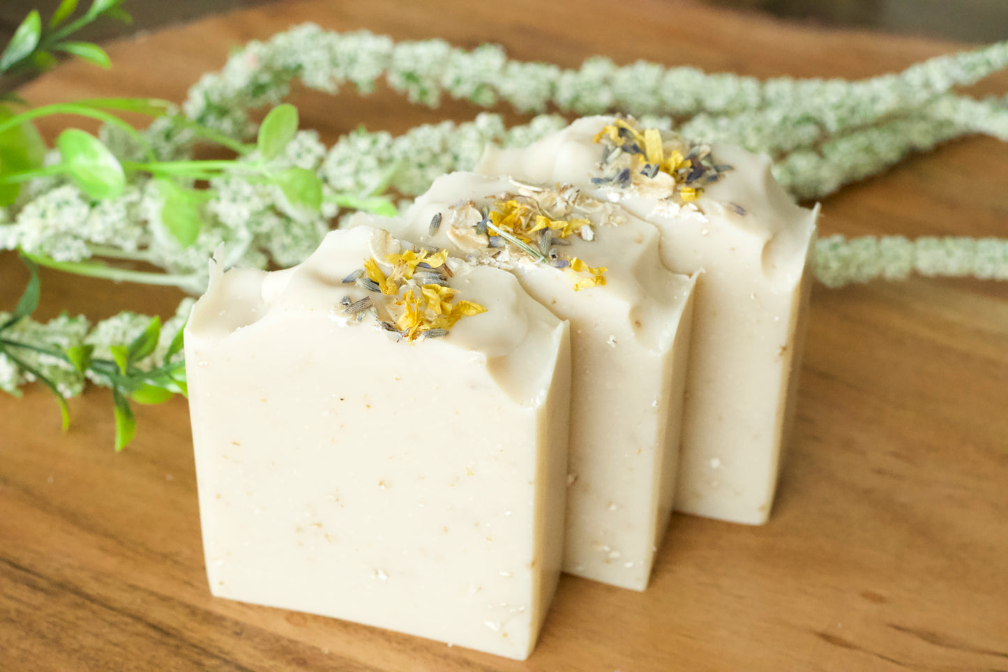 Lavender, Chamomile, & Oat Soap